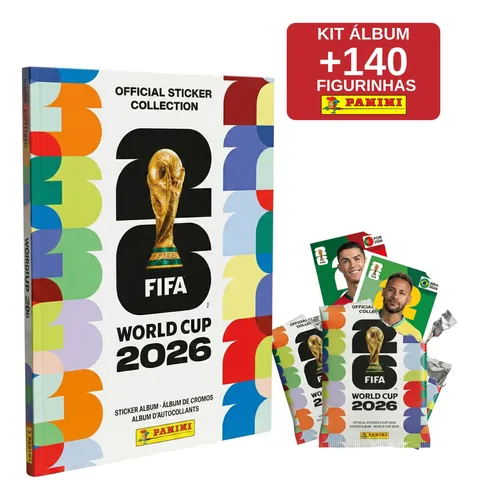 Álbum Oficial Copa do Mundo 2026 Panini Capa Dura